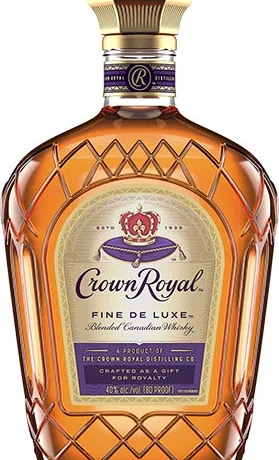 CROWN ROYAL FINE DE LUXE BLENDED CANADIAN WHISKY